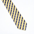 Men Business Neck Tie White Stripe Polyester Men Tie